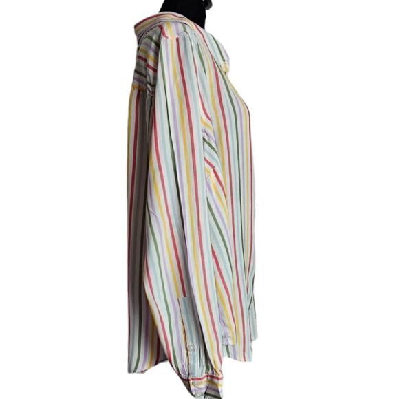 Torrid Striped Rayon Blouse - Picture 4 of 6